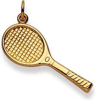 Produktbild Natsumi Schmuck Anhänger Tennisschläger Gelbgold 18K/750 (750/18 K Gelbgold)