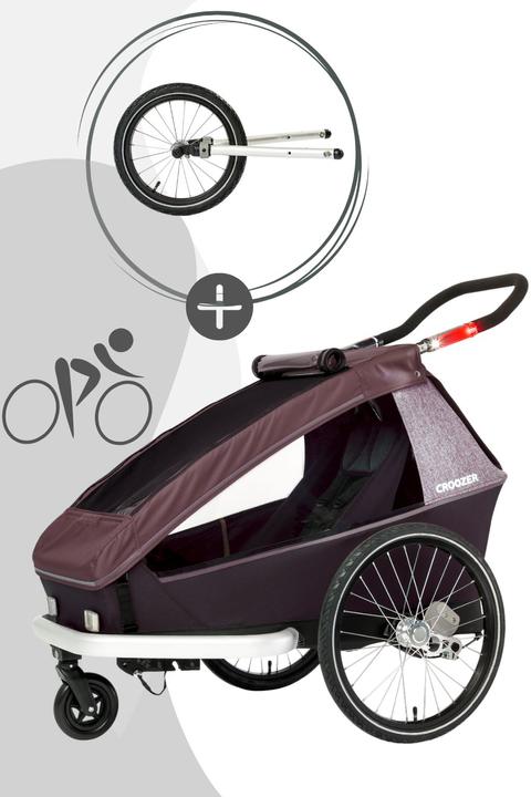 Image du produit Croozer Kid Vaaya 1 3in1 - Blossom Red