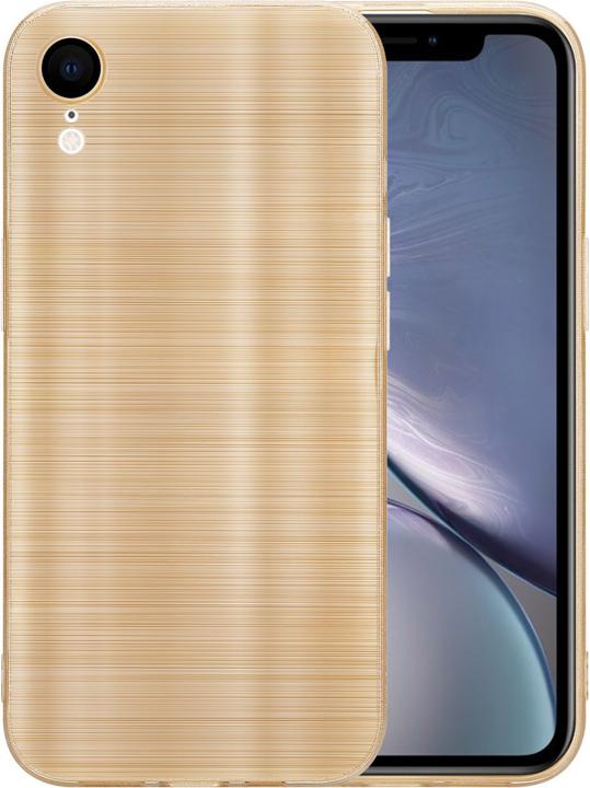 Actual product image Cadorabo Case for Apple iPhone XR in TPU Brushed Camera Protection LM160 Style (Apple iPhone XR)