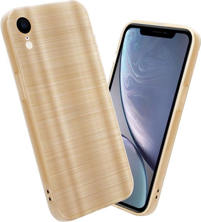 Actual product image Cadorabo Case for Apple iPhone XR in TPU Brushed Camera Protection LM160 Style (Apple iPhone XR)