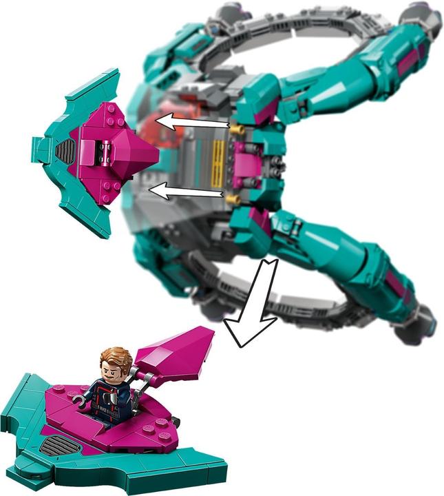 Actual product image LEGO The Guardians' new ship (76255, LEGO Marvel)