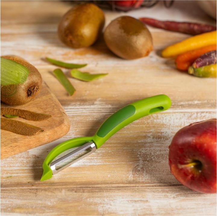 Image du produit Kuhn Rikon Eplucheur piranha swivel denté vert