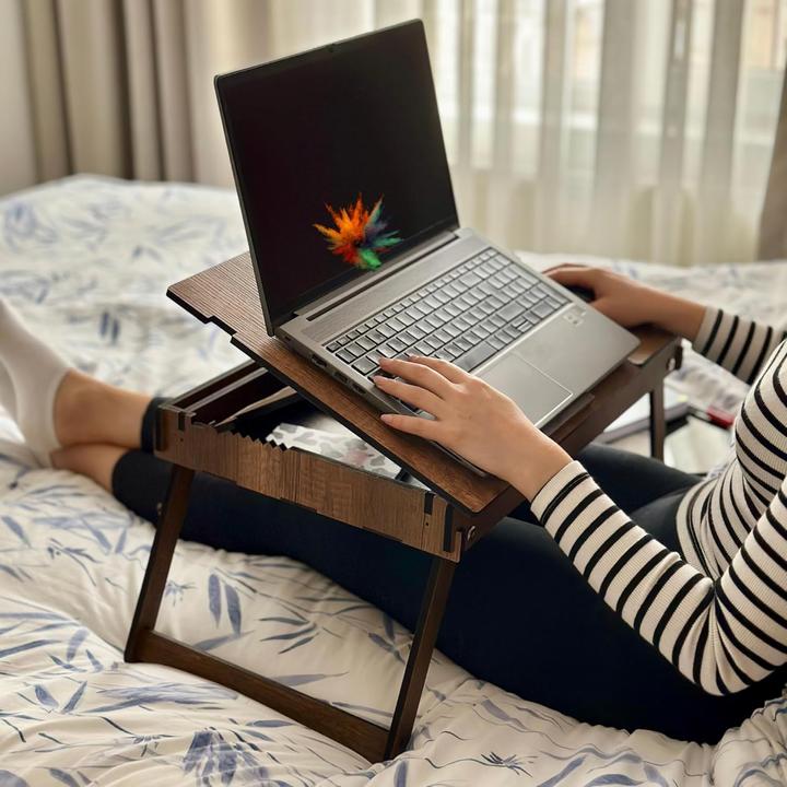 Produktbild Vigo Wood Verstellbarer Laptoptisch mit Stauraum