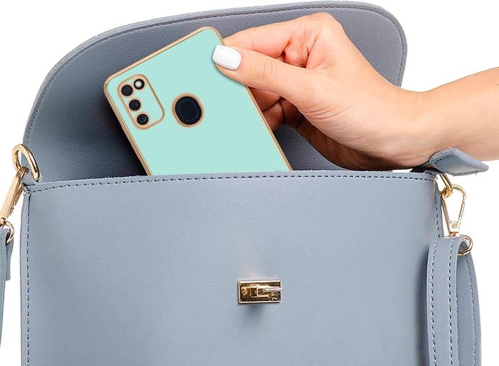 Productafbeelding Cadorabo Hoesje voor Samsung Galaxy M21 / M30s in TPU met camerabescherming LM130 Style (Samsung Galaxy M30, Samsung Galaxy M21)