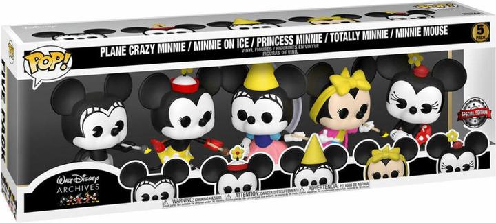 Actual product image Funko POP pack 5 Disney Minnie Mouse Exclusive