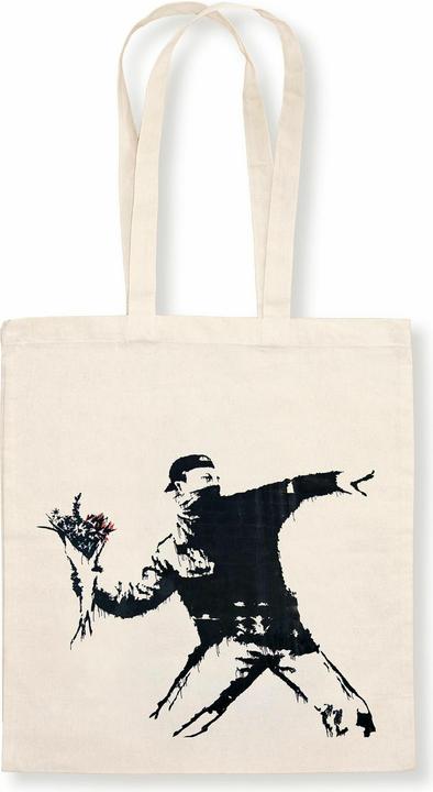Image du produit Sac en tissu Bansky - Lanceur de fleurs