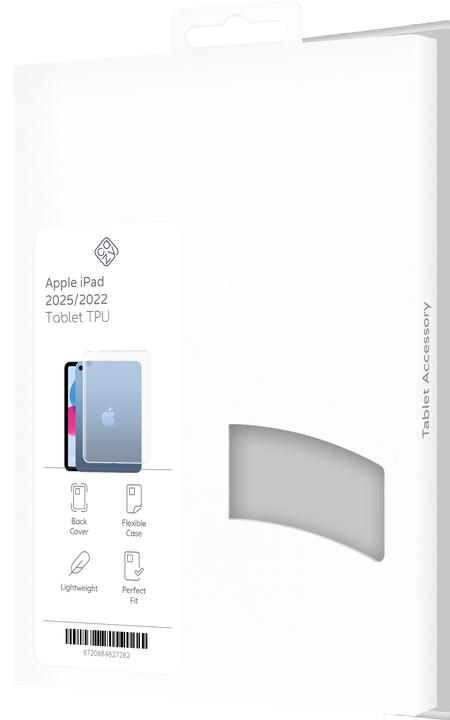 Produktbild Cazy Silikon Hülle Kompatibel mit iPad 2022 (10th Gen) - Soft TPU Schutz - Transparant (iPad 2022 (10. Gen))