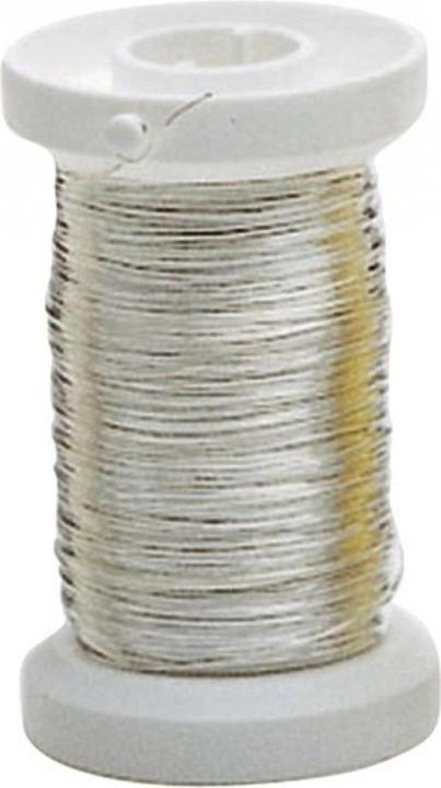 Image du produit hobbytime Fil d'argent 0,6mm 15m (15 m)