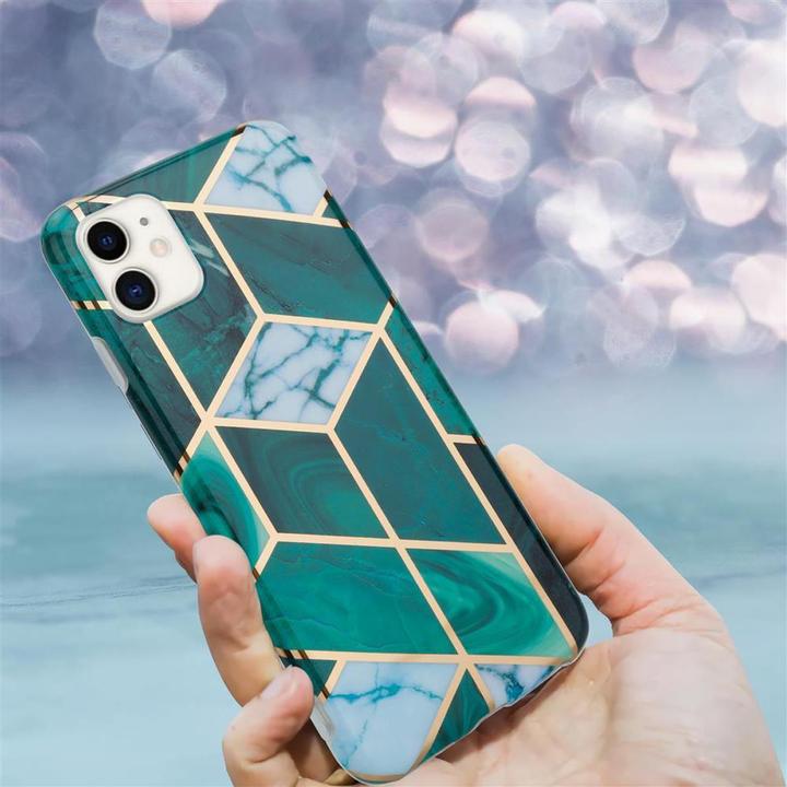 Image du produit Cadorabo Couverture IMD TPU Marbre coloré (Apple iPhone 11)