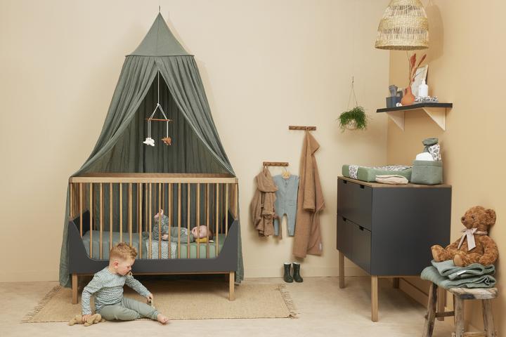 Image du produit Meyco jersey drap housse 60x120 forest green
