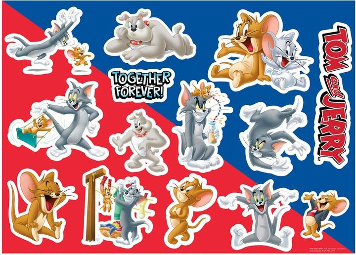 Actual product image Diakakis Tom & Jerry Coloring Templates with Template and Sticker Sheet