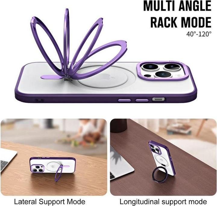 Produktbild RPD iPhone 13 - Magsafe Stand Etui silber (Apple iPhone 13)