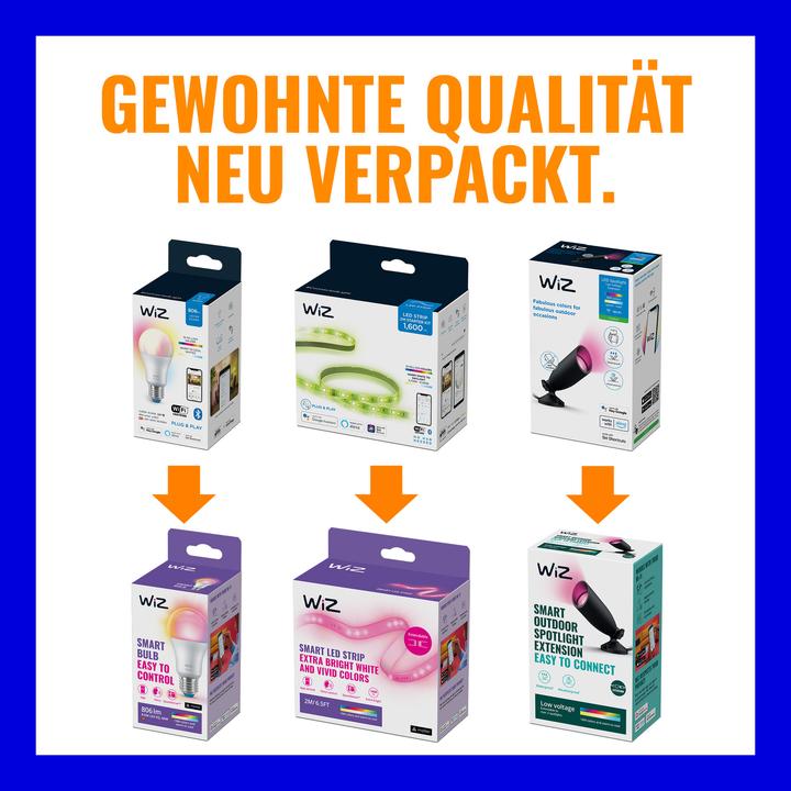 Image du produit WiZ blanc (GU10, 4.70 W, 400 lm, 2 x, F)