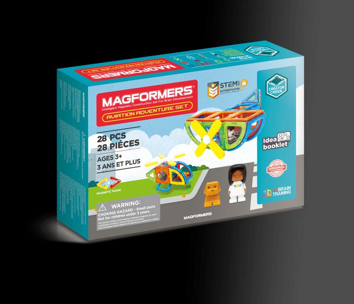 Actual product image Magformers MAGFOR Aviation Adventure Set