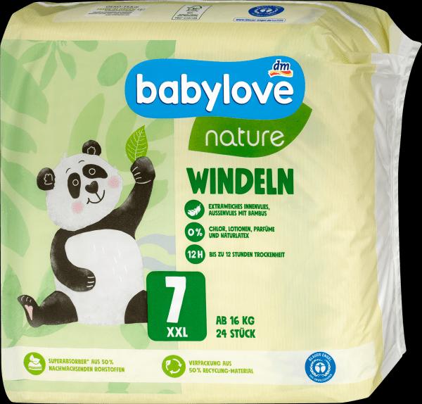 Produktbild dm babylove Windeln (Gr. 7, 24 Stück)