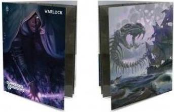 Actual product image Ultra Pro UP18602 - UP - Class portfolio with stickers for Dungeons Dragons - Warlock