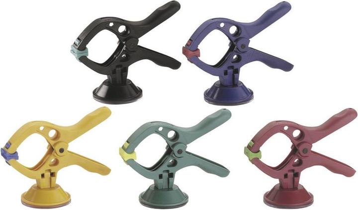 Actual product image wolfcraft microfix Spring Clamp Set with Suction Cup, 2 pcs. (30 mm)