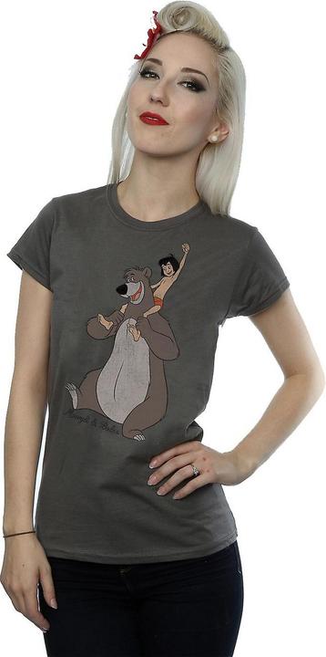 Immagine prodotto Disney Maglietta Donna/Ladies Classic Mowgli And Baloo Heather (XXL)