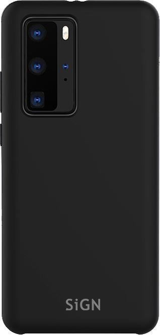 Immagine prodotto SIGN Custodia in silicone liquido per Huawei P40 Pro - Nero (Huawei P40 Pro)