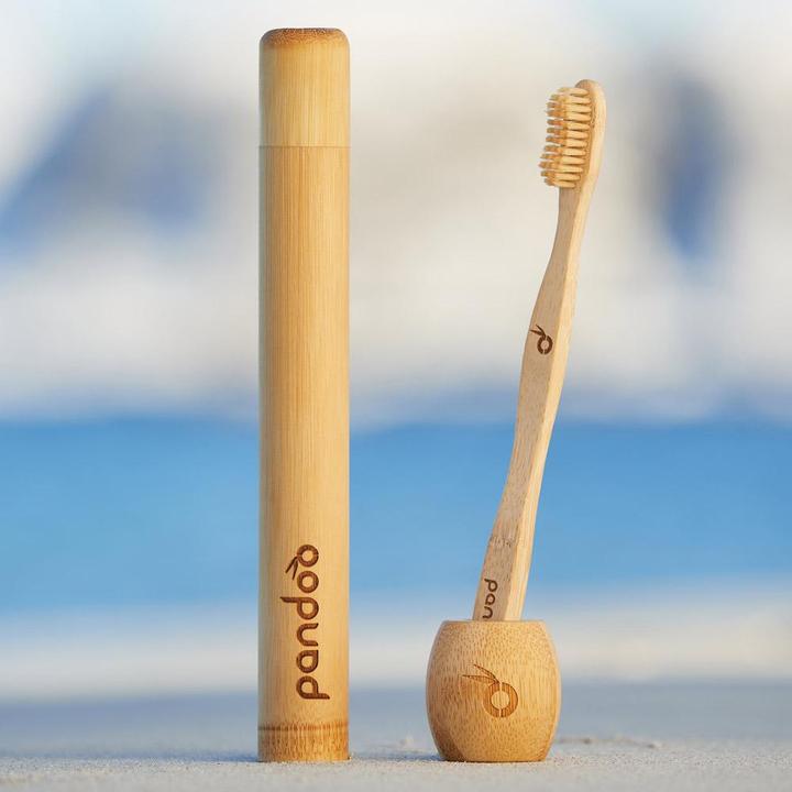 Image du produit Pandoo Étui à brosse à dents marron, 21,3 cm (Étui pour brosse à dents)