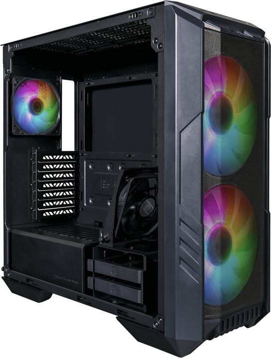 Cooler Master HAF 500, Midi-Tower, ARGB, Tempered Glass (ATX, mATX, Mini-ITX, E-ATX)