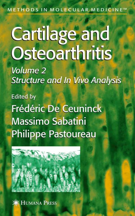 Image du produit Cartilage and Osteoarthritis (Anglais, Massimo Sabatini, Frédéric De Ceuninck, Philippe Pastoureau, 2010)