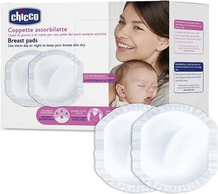 Image du produit Chicco Coussinets d'allaitement antibactériens NaturalFeeling 60 pièces (60 x)