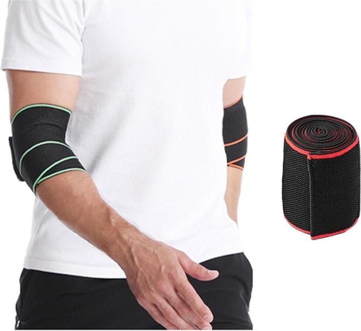 Produktbild König Design Ellenbogenbandage Klettverschluss Bandage Tennisarm Golferarm Armbandage 75 cm