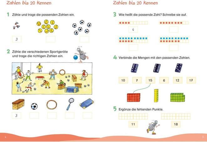 Image du produit Tessloff Fit fürs Rechnen bis 20. 1. Klasse. Mein Übungsheft (Allemand, Kirstin Gramowski, Guido Wandrey, 2024)