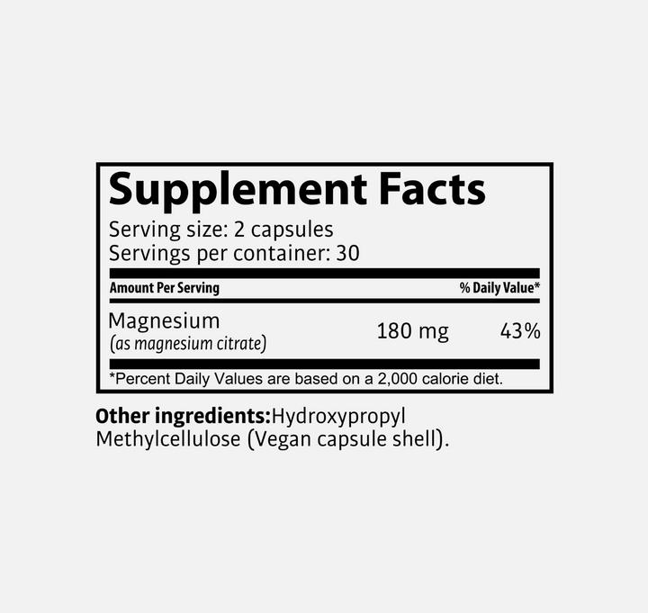 Actual product image Tasnim Magnesium Citrate ESL - Recovery - 60 Capsules (60 Piece, Capsules, 41 g)