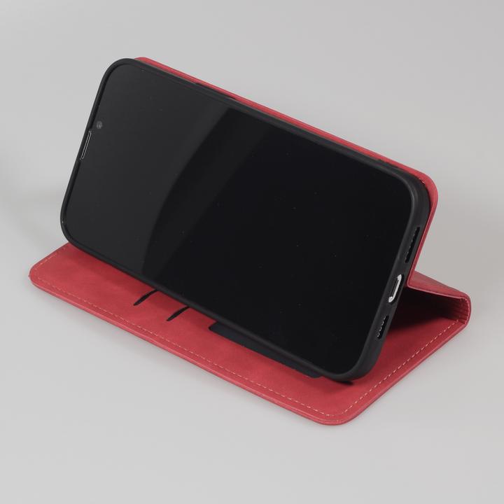 Produktbild PhoneLook Leder Tasche Flip Wallet vintage mit Magnetverschluss und Kartenhalter (Apple iPhone 13)