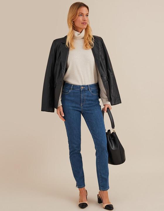 Produktbild Anne Weyburn Taillierter Blazer aus Lammleder (42)