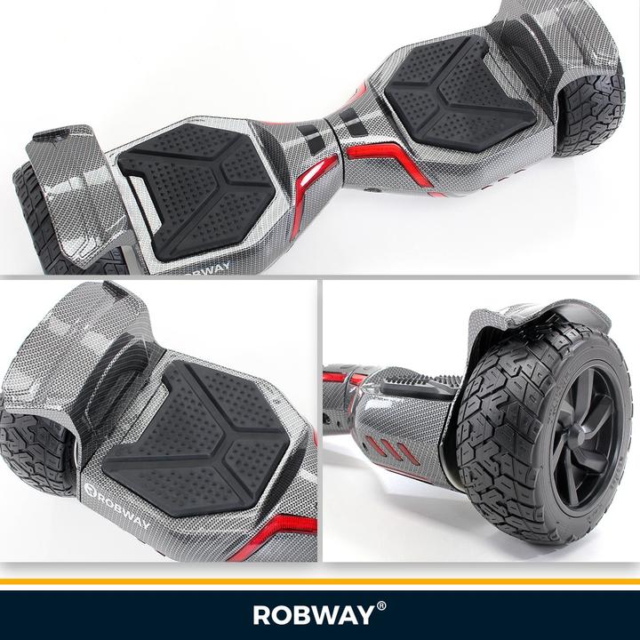 Produktbild Robway Hoverboard X2 E-Balance Board Scooter Elektro Roller Smart Self Balance (Carbon Offroad)