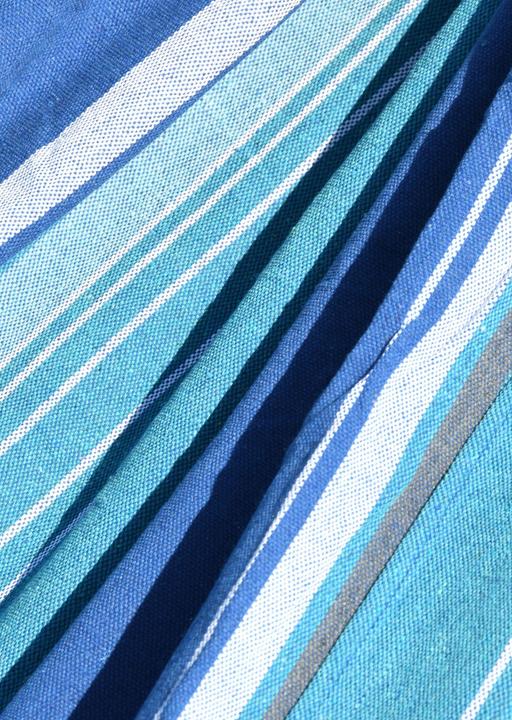 Actual product image Cattara Hammock Textile - blue-white 200 x 100 cm (120 kg)