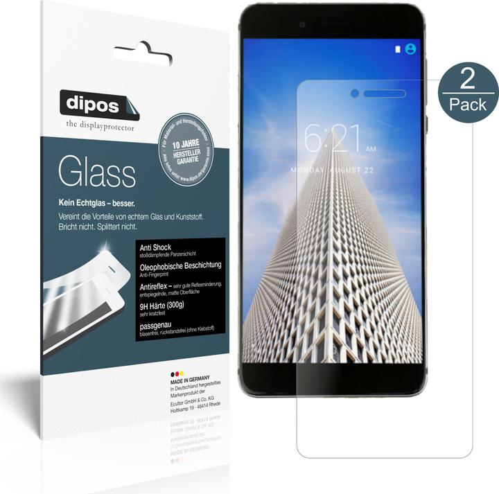 Produktbild Dipos Displayschutz Anti-Shock (2 Stück, Vernee Mars Pro)