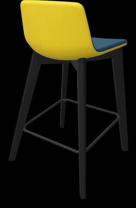 Blue, Yellow, Black, Ash stained black