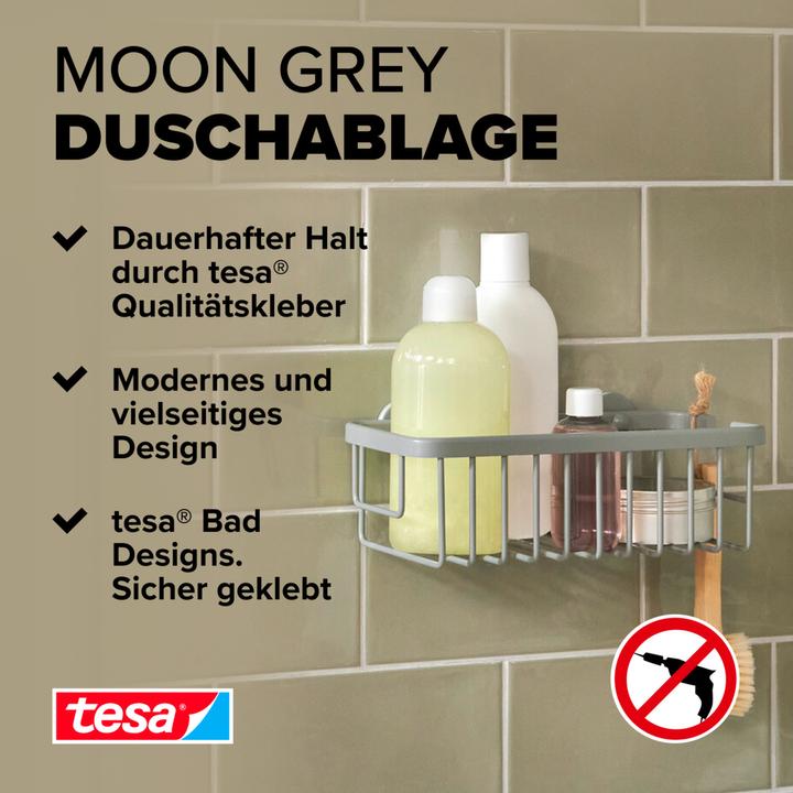 Actual product image tesa Moon Grey (9 x 26.5 x 13 cm)