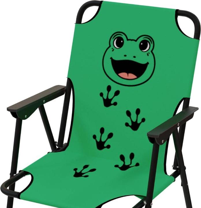 Produktbild Mojawo 4tlg Kinder Campingmöbel Set Frosch Campingstuhl Tisch Sonnenschirm