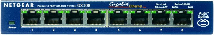 Image du produit Netgear Commutateur de bureau non administrable ProSAFE 8 ports Gigabit (8 ports)