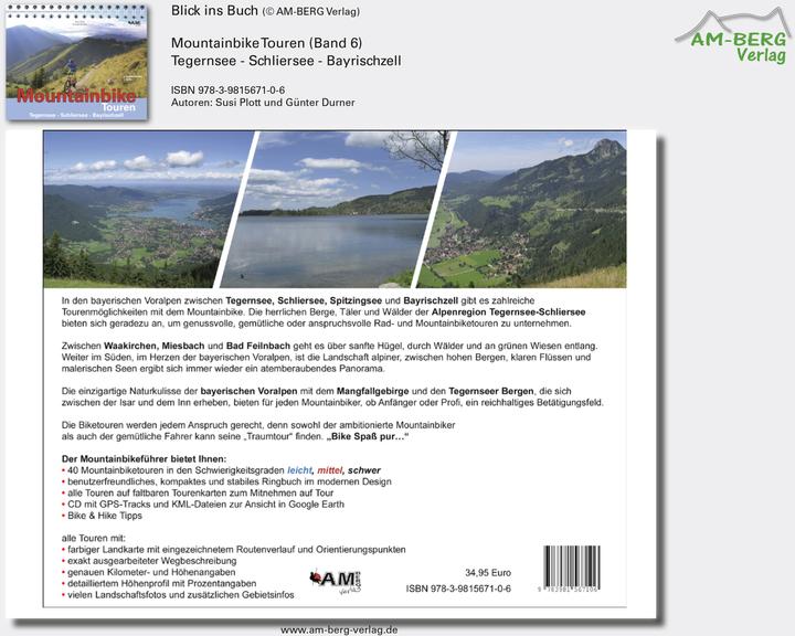 Produktbild Mountainbike Touren Tegernsee - Schliersee - Bayrischzell (Deutsch, Susi Plott, Günter Durner, 2013)
