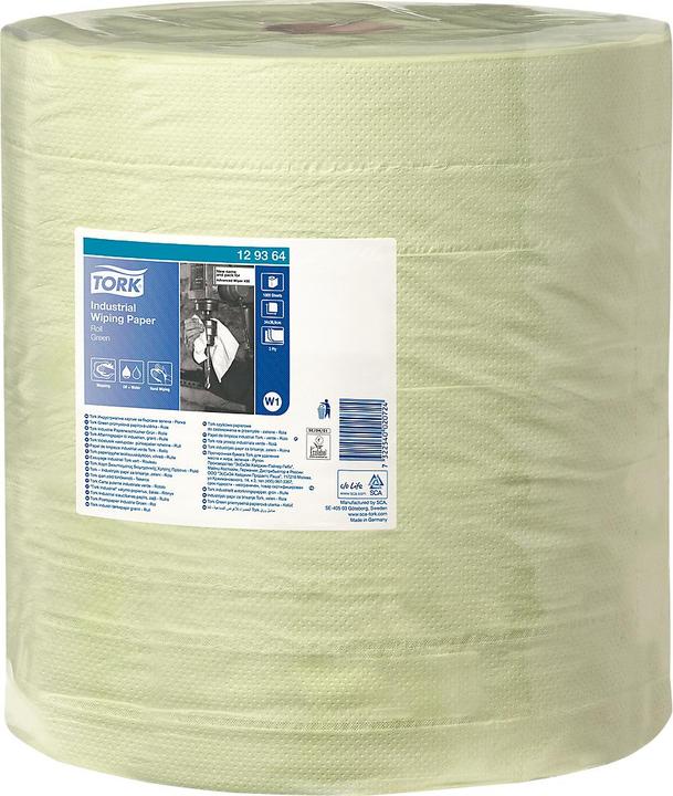 Image du produit Tork Advanced 430 Essuie-tout industriel, 340 x 370 mm, vert (1000 x)