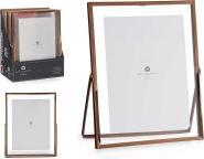 Giftdecor double cadre en verre métal cuivre 15x20cm (15 x 20 cm)