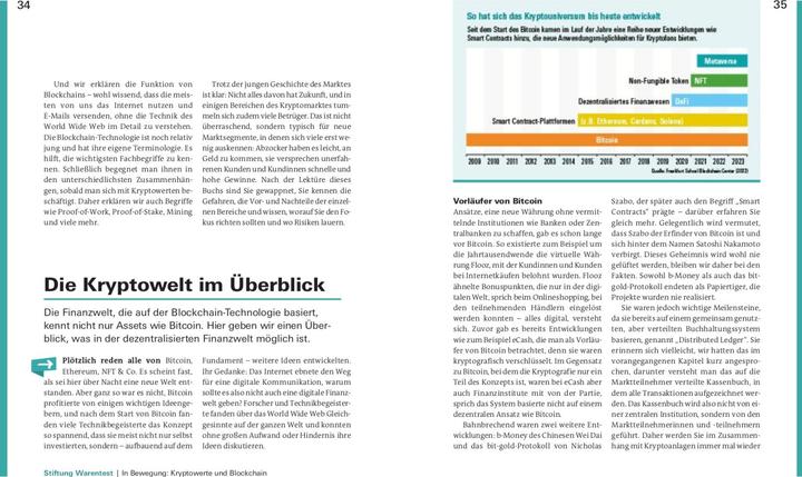 Produktbild Alles über Bitcoin, Ethereum und Co (Deutsch, Brigitte Wallstabe-Watermann, Prof. Dr. Philipp Sandner, Antonie Klotz, 2022)