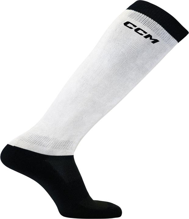 CCM SOCKPLCT5K Skate-Socken Silber/Schwarz L (5595016) (L)