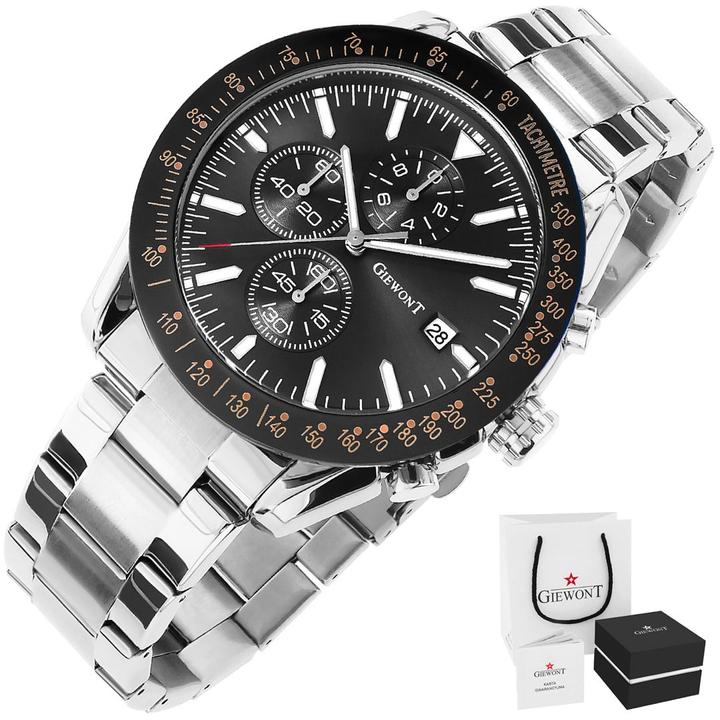 Actual product image Giewont Men's GW8620-1 Chronograph (Chronograph)