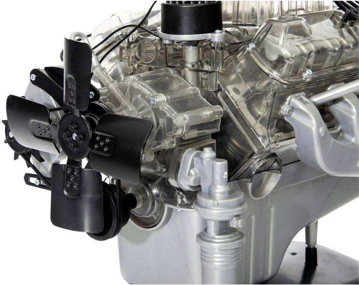 Actual product image Franzis Ford Mustang V8 engine
