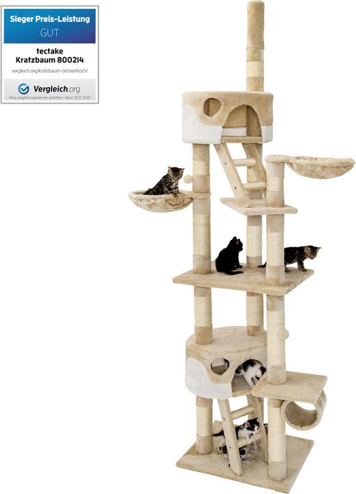 Actual product image tectake Hansi (260 cm, Beige, White)