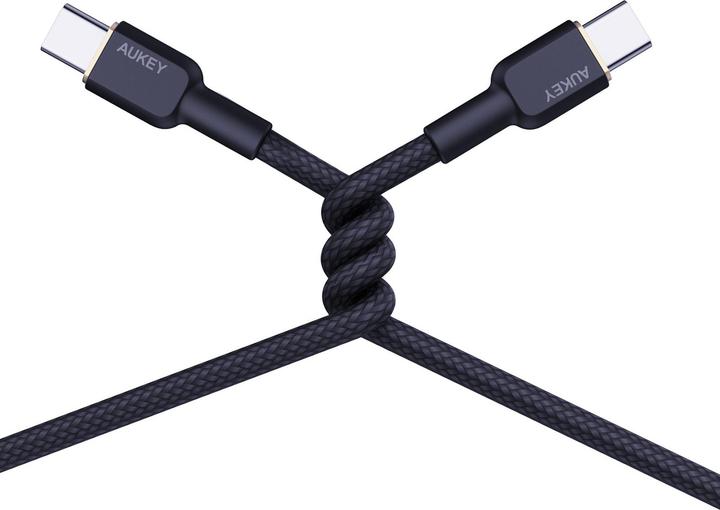 Productafbeelding Aukey USB-C - USB-C kabel, PD 60W, 1,8 m (1.80 m, USB 3.2 Gen 1, 60 W)