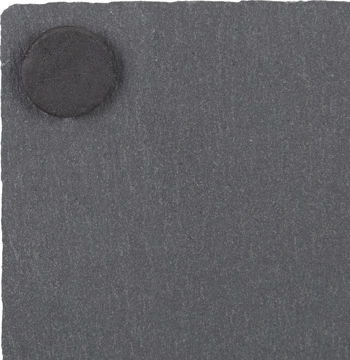 Actual product image Relaxdays Slate Coaster Set of 8, Bamboo Box (8 x, Glass coaster)