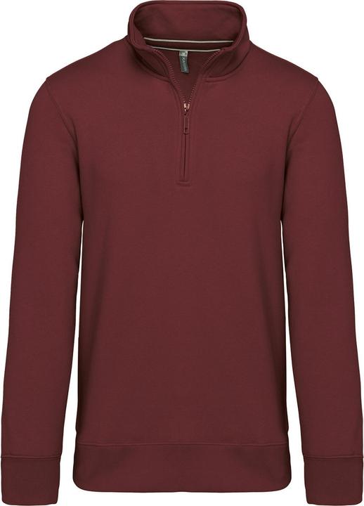 Kariban Sweatshirt mit Reissverschlusskragen